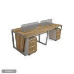 Spanish MDF wood workstation - CEM-021 - Image 2