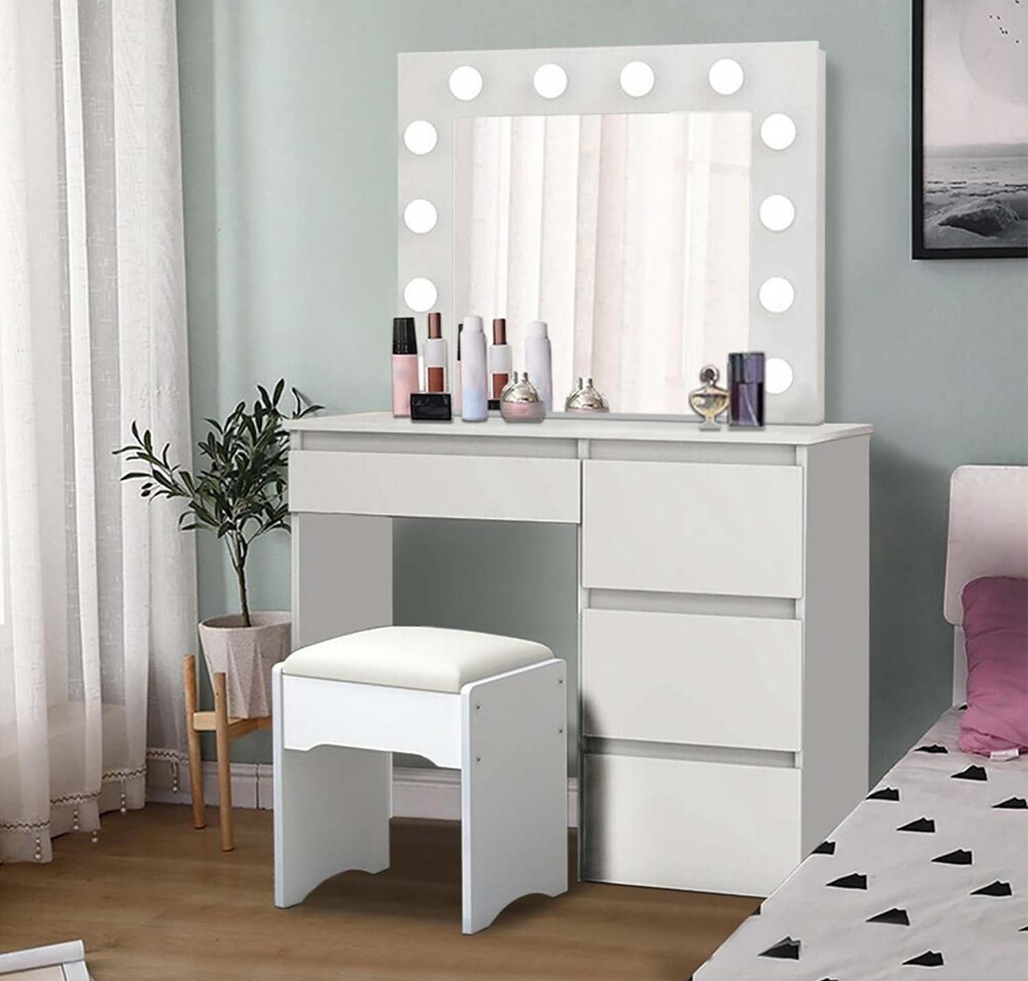 1_a4d6ad88-5278-4324-a6b6-53dfbc0beb9f.jpg High quality MDF wood dresser with pouf - OSM-055 - Image 1