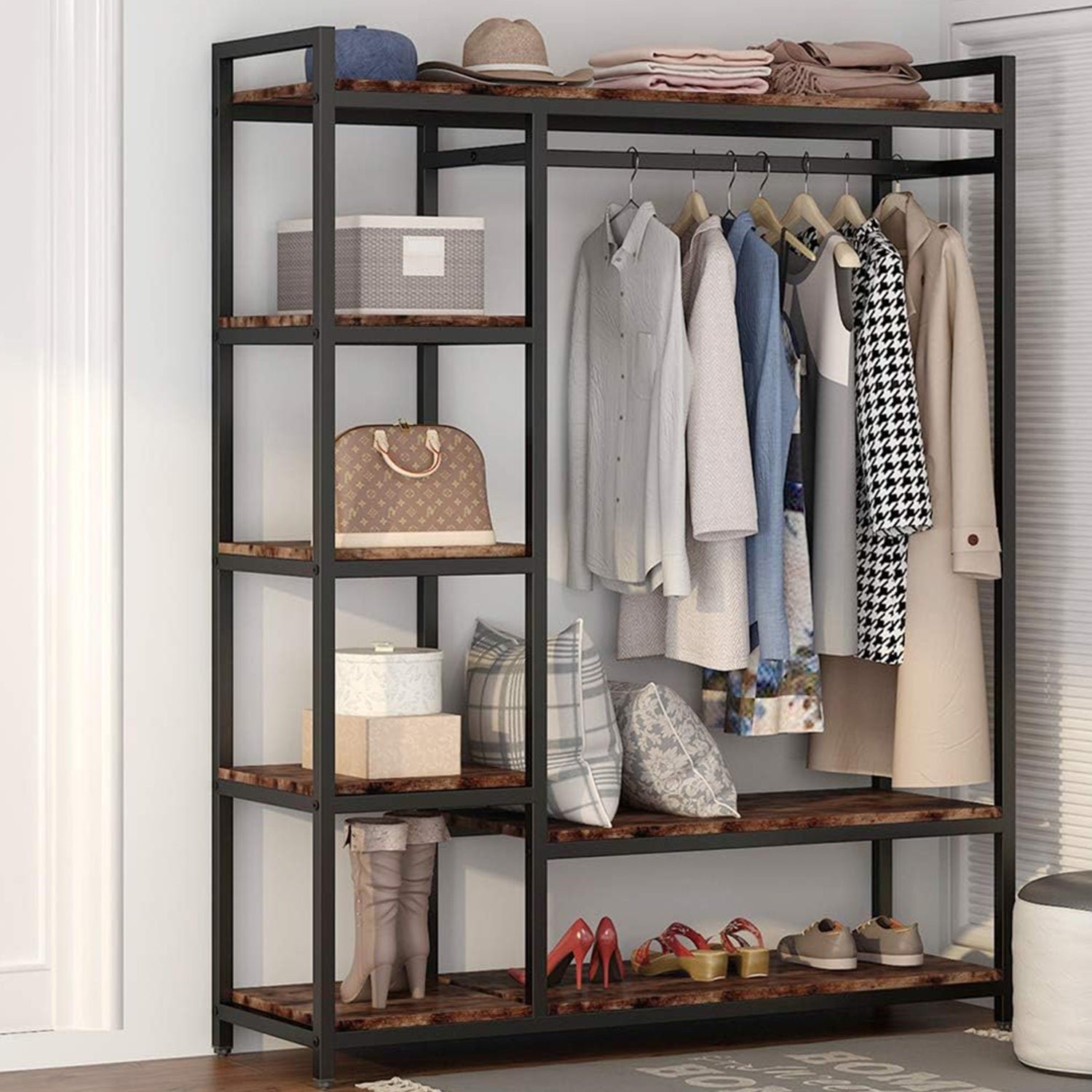 1_aa3fc64d-4735-4702-bfdb-4cd007f7a7ca.jpg High quality metal clothes rack - OMM-025 - Image 1