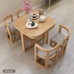 Dining table - 5 pieces of high quality beech wood - KYN-191