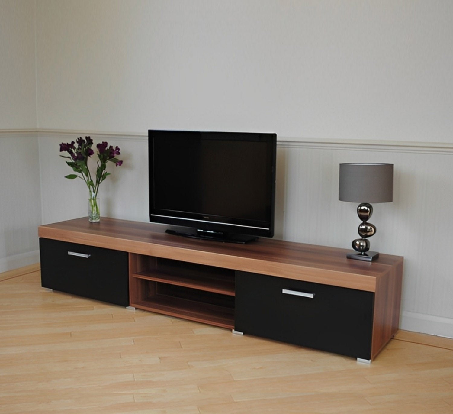 1_bc3a0cc2-e9b2-45e2-baa0-04565713a170.jpg Spanish MDF wood TV table - 40cmX160cm - ITM-036 - Image 1