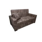 Manx 2-Seater Sofa Bed - Red Beech Wood - HST-071 - Image 2