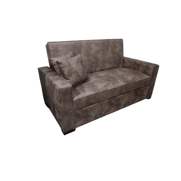 Manx 2-Seater Sofa Bed - Red Beech Wood - HST-071 - Image 2
