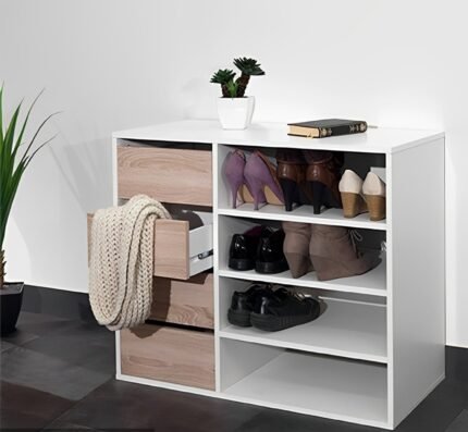 High quality MDF wooden shoe cabinet - OAL-007