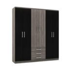 MDF wood wardrobe with melamine layer - KYN-110