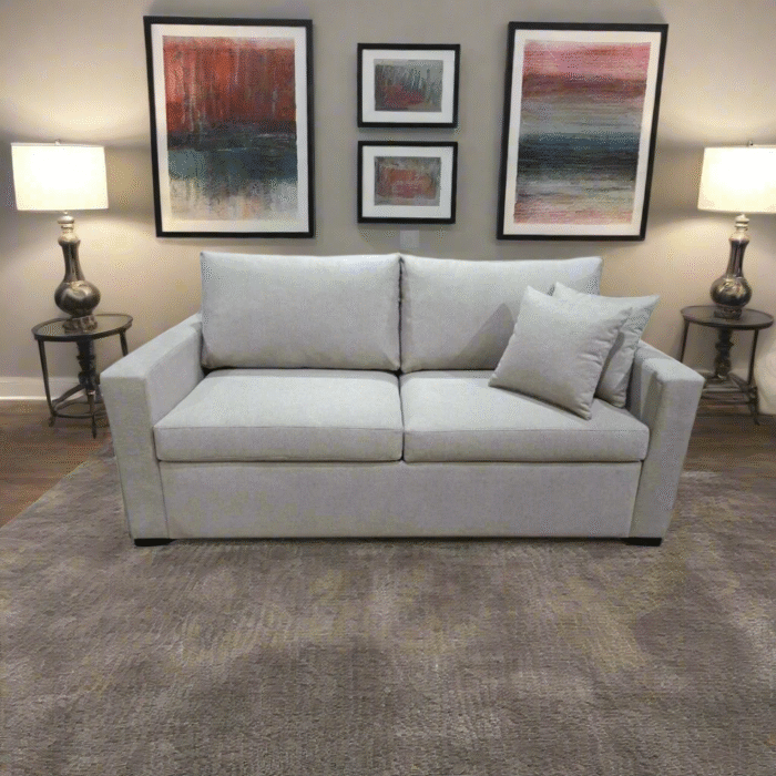 Modern mobile fixed sofa - red beech wood - HST-122 - Image 1