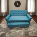 Manx 2-Seater Sofa Bed - Red Beech Wood - HST-076