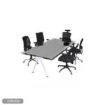 Meeting tab- 200x100 - Spanish MDF wood with metal chassis - CEM-056 - Image 2