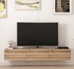 High quality MDF wood hanging TV table - HFS-112
