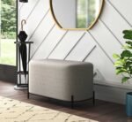 Musk wood and MDF and steel banquet - BDF-096