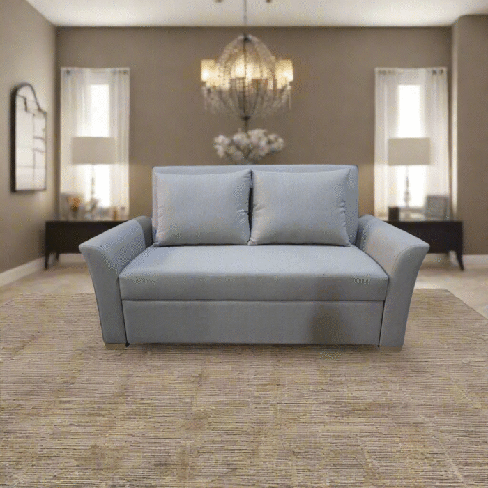 Manx 2-Seater Sofa Bed - Red Beech Wood - HST-067 - Image 1