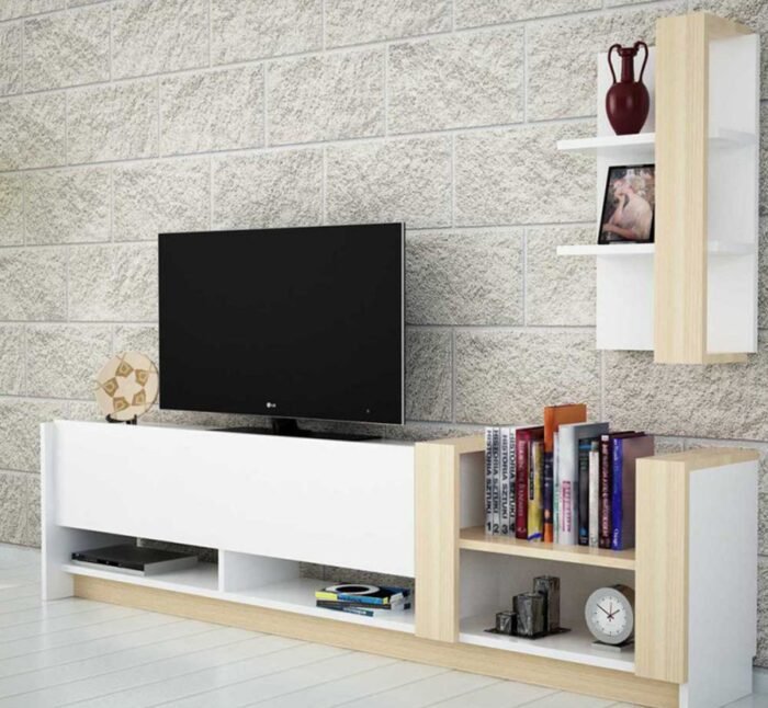 High quality MDF wood TV unit - OUBE-068 - Image 1