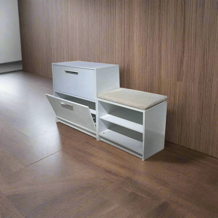 High-quality MDF wooden shoe rack - OTR-017 - Image 1