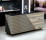 Reception desk - Reception Counter - Spanish MDF wood - CEM-091