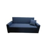 Manx 3-seater sofa bed with swivel back - red beech wood - HST-024 - Image 2