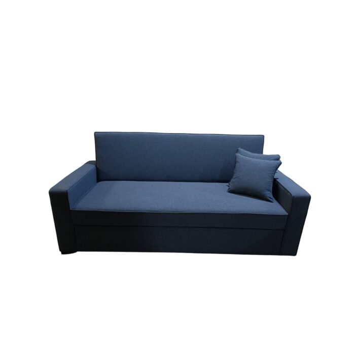 Manx 3-seater sofa bed with swivel back - red beech wood - HST-024 - Image 2