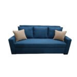 Manx 2-Seater Sofa Bed - Red Beech Wood - HST-087 - Image 2