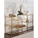 Tralee console metal steel thermal electrostatic paint