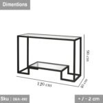 Dromee console metal steel thermal electrostatic paint - Image 4