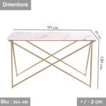 Laguna console, metal steel, thermostatic paint - Image 3