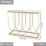 Leni console metal steel thermal electrostatic paint - Image 3