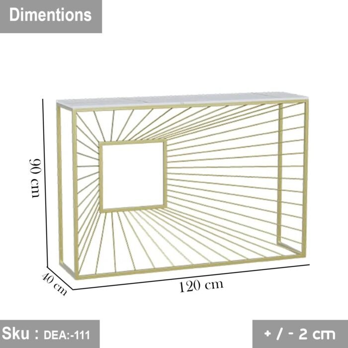 Winston console, metal steel, thermal electrostatic paint - Image 3