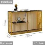 Zwana console, metal steel, thermal electrostatic paint - Image 2