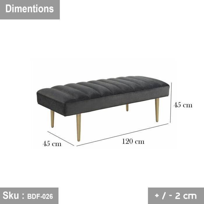 High Quality MDF Wooden Banket - BDF-026 - 120cmX45cm - Image 2