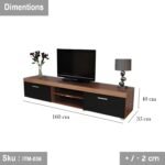 Spanish MDF wood TV table - 40cmX160cm - ITM-036 - Image 2