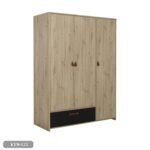 MDF wood wardrobe with HPL layer - KYN-121 - Image 2