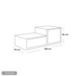 MDF Wood Coffee Table - WAF-031 - Image 2