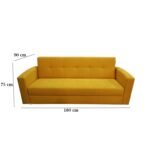 Click sofa - red beech wood - HST-025 - Image 3
