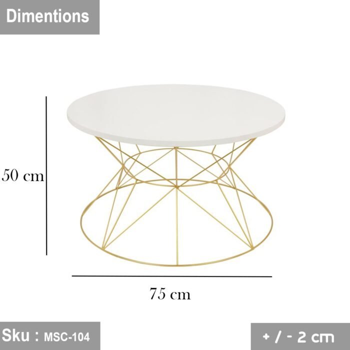 Blanca coffee table 75 * 50 marble - Image 2