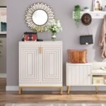 Shoe Cabinet, 20 Pairs Entryway Shoe Racks Organizer with Shelves - Image 4