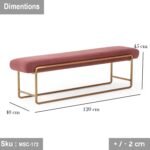 Iron banquet table with electrostatic paint - Image 2