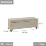 High Quality MDF Wooden Banket - BDF-018 - 120cmX45cm - Image 2