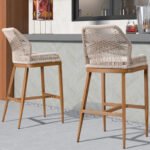 Siran 2 Wooden Beech Bar Stools OS-001 - Image 2