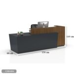 Reception desk - Reception Counter - Spanish MDF wood - CEM-094 - Image 3