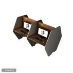 Quad workstation made of Spanish MDF wood - CEM-010 - Image 2