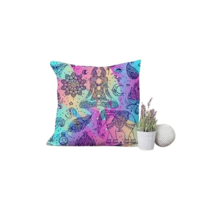 Plush children's pillow in linen - PRV-007 - Image 2