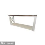 Swedish Wood Console - OHA-067 - Image 2