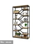Steel and wood wall display unit - SRS-008 - Image 2