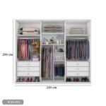 MDF Wood Cabinet - WAF-055 - Image 2