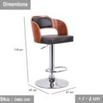 Hydraulic Bar Chair - OMD-345 - Image 3