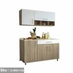 Two piece kitchen made of high quality MDF wood - O-SRH-133 - Image 2