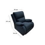 Lazy Boy red beech wood and imported suede leather - GAL-006 - Image 3