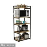 Electrostatic paint metal kitchen storage unit -MTC-139 - Image 2