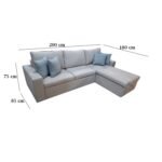 Mobile fixed corner - red beech wood - HST-002 - Image 3