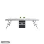 Meeting tab- 240x120 - Spanish MDF wood with metal chassis - CEM-030 - Image 2