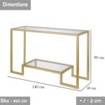 Powder Coated Iron Console - Image 2